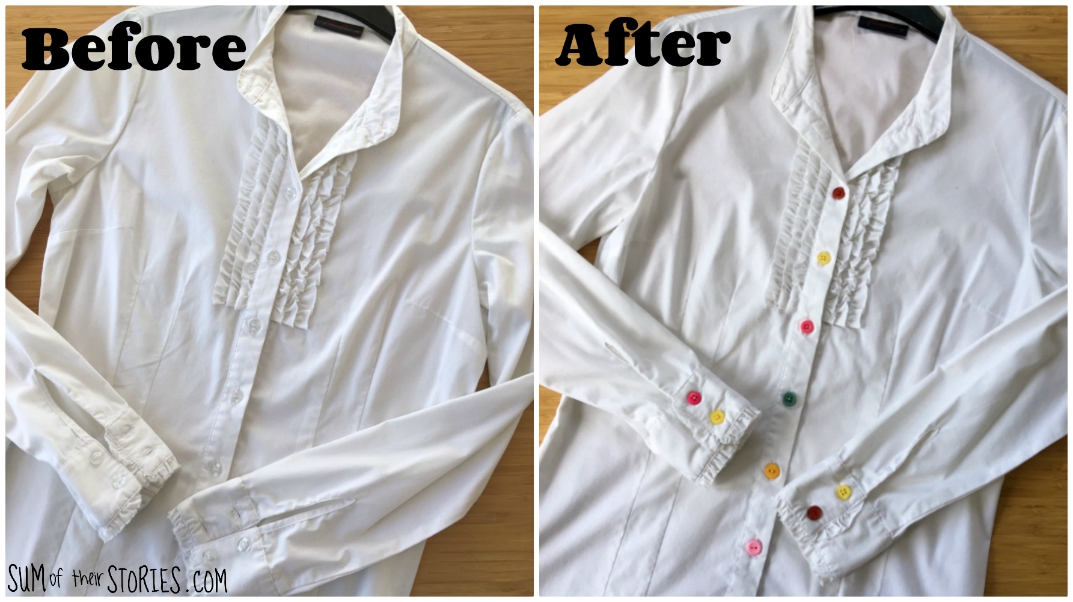 Garment refashion with buttons by ‘Sum of their Stories’ | ICHF Events